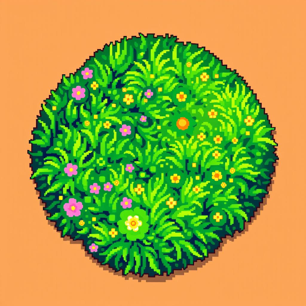 Create an image of grass in the style of Stardew Valley