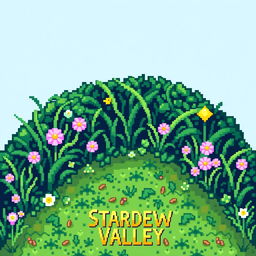 Create an image of grass in the style of Stardew Valley