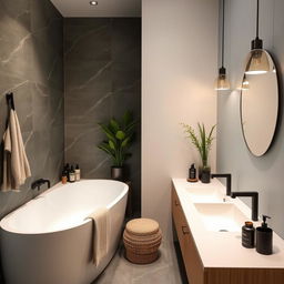 Ideas para decorar un baño utilizando la segunda imagen como inspiración