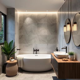 Ideas para decorar un baño utilizando la segunda imagen como inspiración