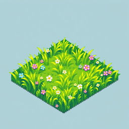 Create an image of grass in the style of Stardew Valley