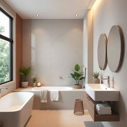 Ideas para decorar un baño utilizando la segunda imagen como inspiración