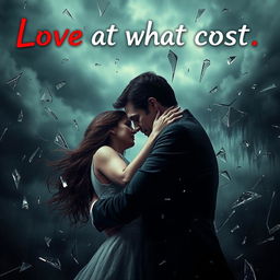 A dramatic scene depicting the concept of 'Love at what cost'