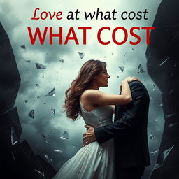 A dramatic scene depicting the concept of 'Love at what cost'