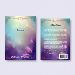 Create a front and back cover for a book