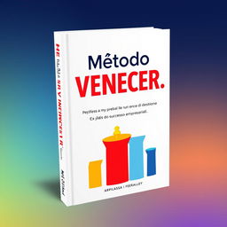 Design a book cover with the title 'Método VENCER