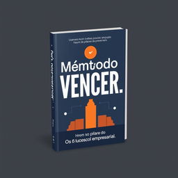 Design a book cover with the title 'Método VENCER