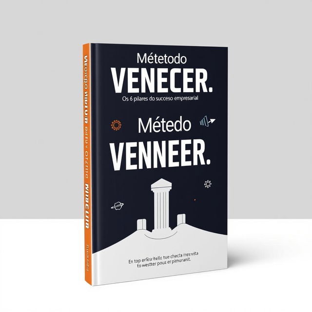 Design a book cover with the title 'Método VENCER