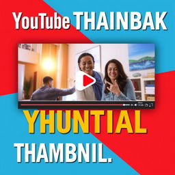 Create a vibrant and eye-catching YouTube thumbnail