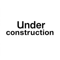 A white background with the text 'Under construction' in black, with HTML code in the background