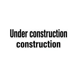 A white background with the text 'Under construction' in black, with HTML code in the background