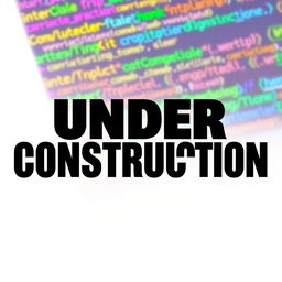 A white background with the text 'Under Construction' in bold black font