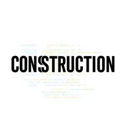 A white background with the text 'Under Construction' in bold black font