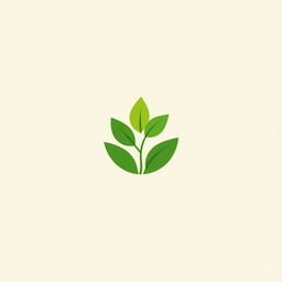 Create a minimalist and eye-catching logo for an eco-friendly company