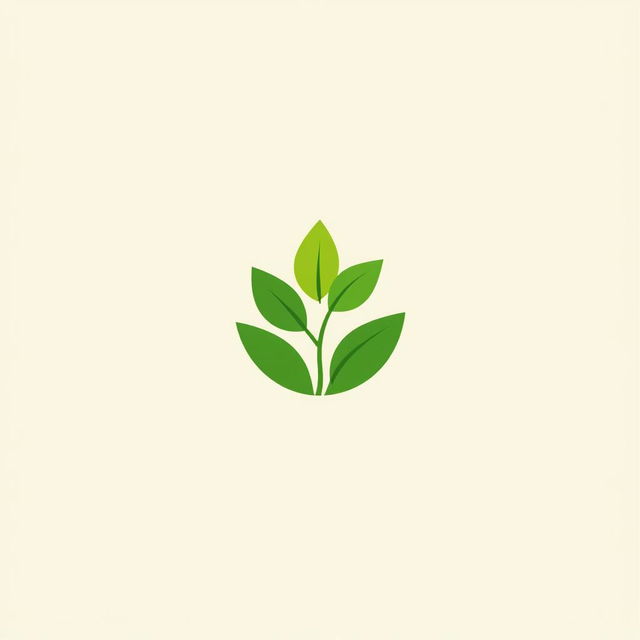 Create a minimalist and eye-catching logo for an eco-friendly company