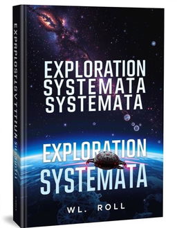 A captivating book cover for a sci-fi novel titled 'Exploration Systemata'