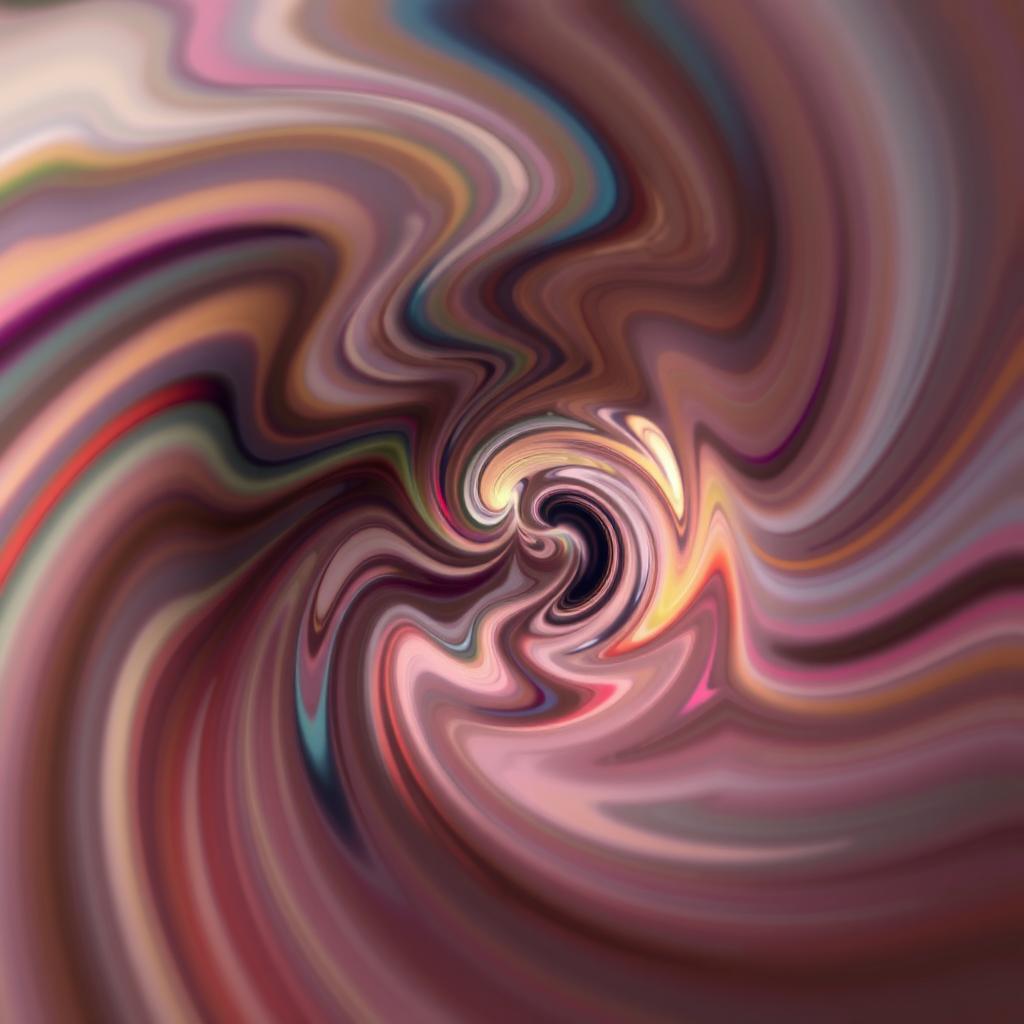 A mesmerizing, hypnotic swirl of colors that draws the viewer's attention and creates a sense of endless depth and motion