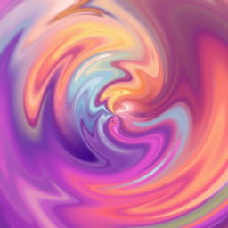 A mesmerizing, hypnotic swirl of colors that draws the viewer's attention and creates a sense of endless depth and motion