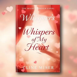 Create a beautiful book cover for a novel titled 'Whispers of My Heart'