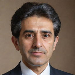 Portrait of a man named Alireza Khosravani Lor with distinguished features, radiating a confident and serene demeanor.