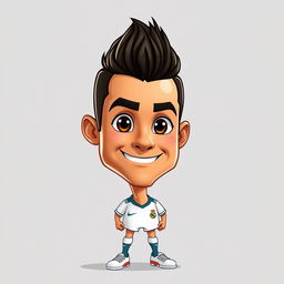 Create an animated character of Cristiano Ronaldo