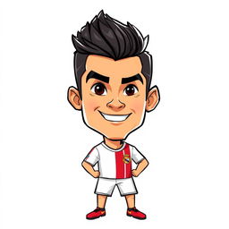 Create an animated character of Cristiano Ronaldo