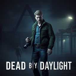 Miles Upshur, the investigative journalist from the horror game Outlast, is depicted in the eerie and suspenseful environment of Dead by Daylight