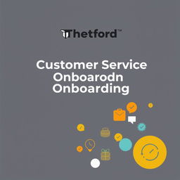 Create a cover page concept for the Customer Service Onboarding Program at Thetford