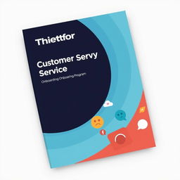 Create a cover page concept for the Customer Service Onboarding Program at Thetford