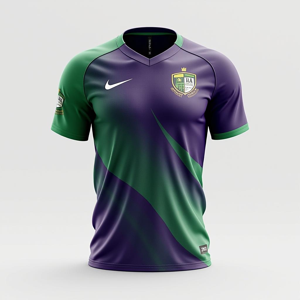 Design a jersey for the Napa Valley national team inspired by the region's vineyards and wine culture, featuring grapevine patterns, a wine emblem, and the team's logo, with a modern, sleek look and high-quality materials