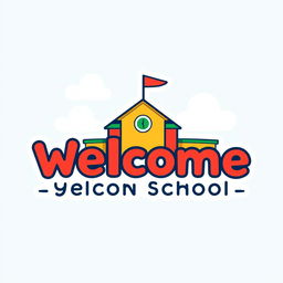 Create a welcoming logo for a school website