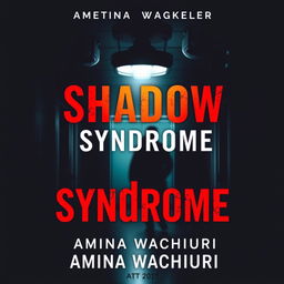 A medical thriller book cover titled 'Shadow Syndrome' by Amina Wachiuri