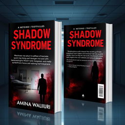 A medical thriller book cover titled 'Shadow Syndrome' by Amina Wachiuri