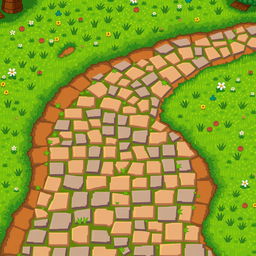 Create a path in the style of Stardew Valley