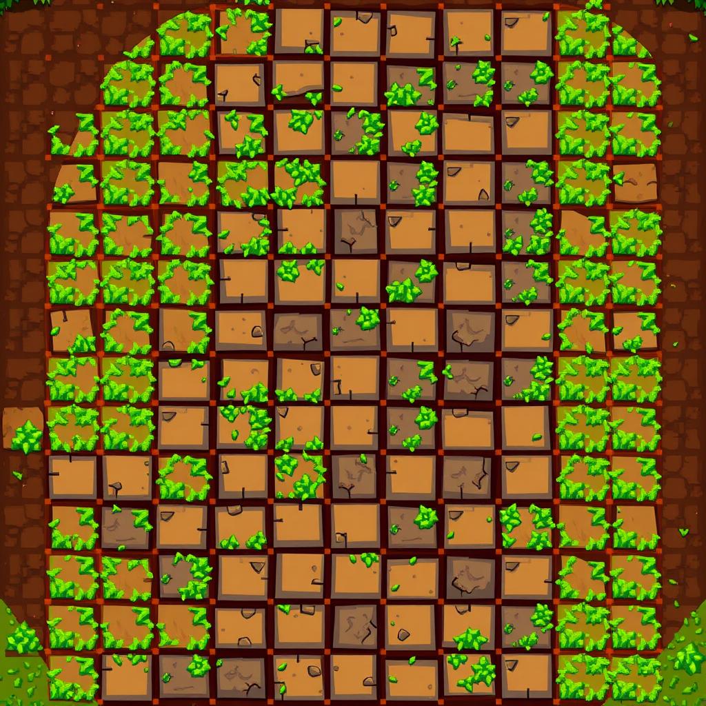 Create a path texture in the style of Stardew Valley