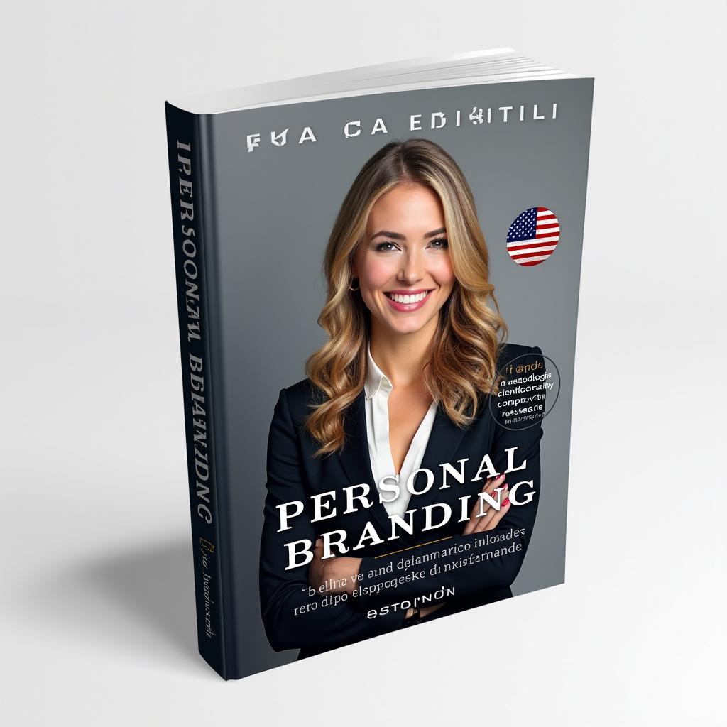 Crie uma capa de livro com uma imagem de uma pessoa relacionada ao tema 'Personal Branding potencializando resultados'