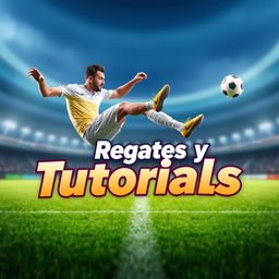 Una miniatura para un video que trata sobre regates y tutoriales de fútbol