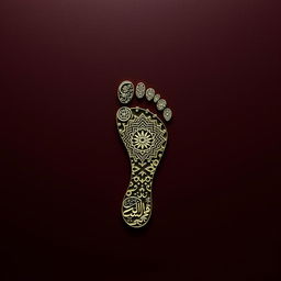 A metaphorical representation of the footprint of Islam