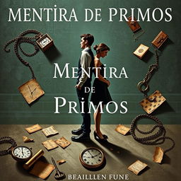 La portada del libro 'Mentira de Primos' debe ser realista y captar la esencia de una historia intrigante y envolvente