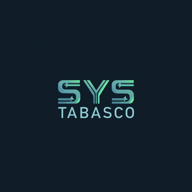 A modern and professional logo featuring the text 'SYS TABASCO', with clean typography and elements reflecting technology and innovation