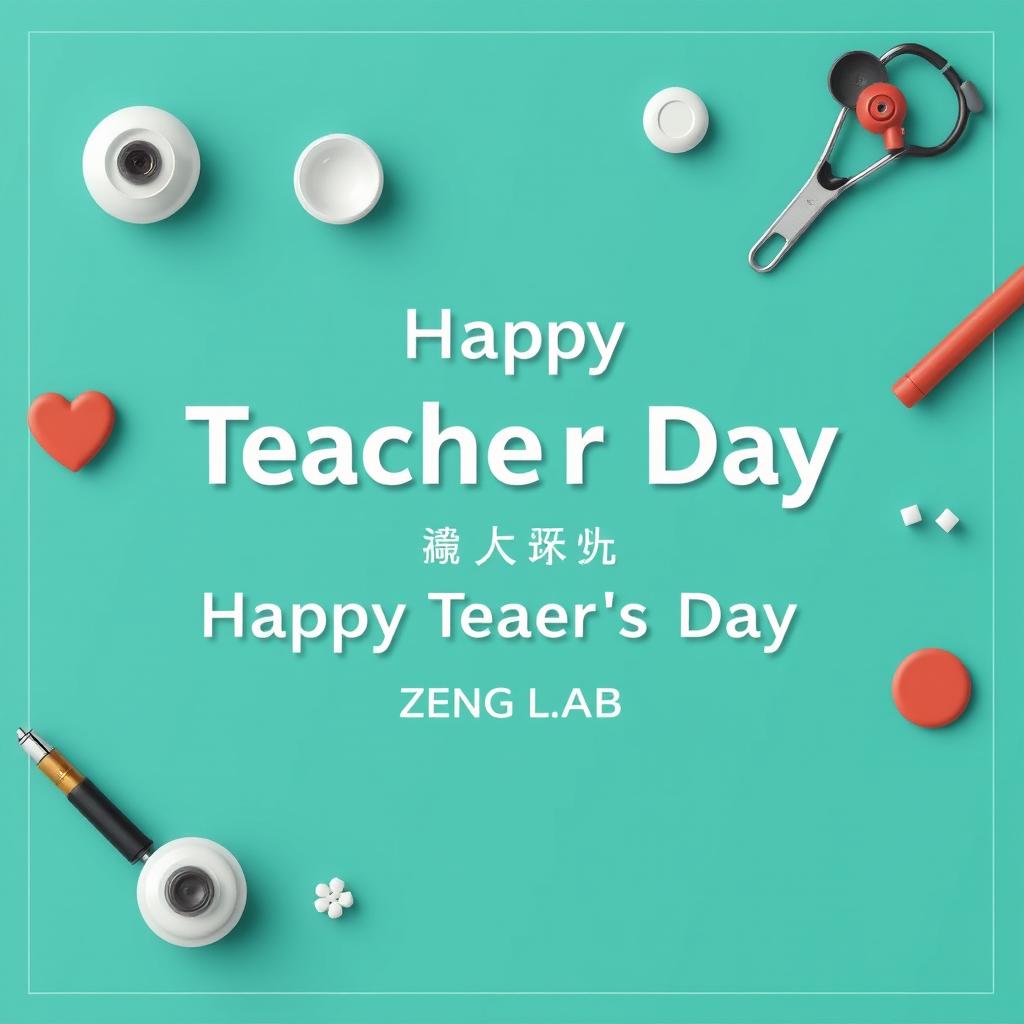 Create a cover for a Teacher's Day electronic photo album