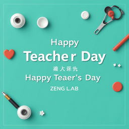 Create a cover for a Teacher's Day electronic photo album