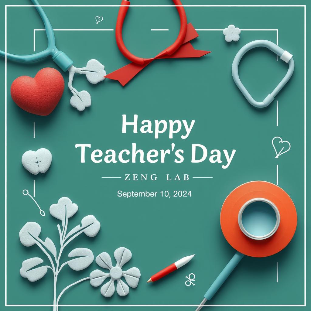 Create a cover for a Teacher's Day electronic photo album