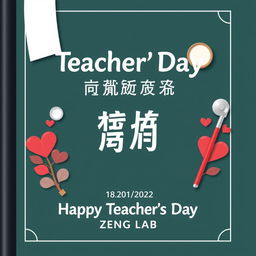 Create a cover for a Teacher's Day electronic photo album