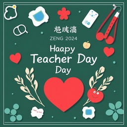 Create a cover for a Teacher's Day electronic photo album