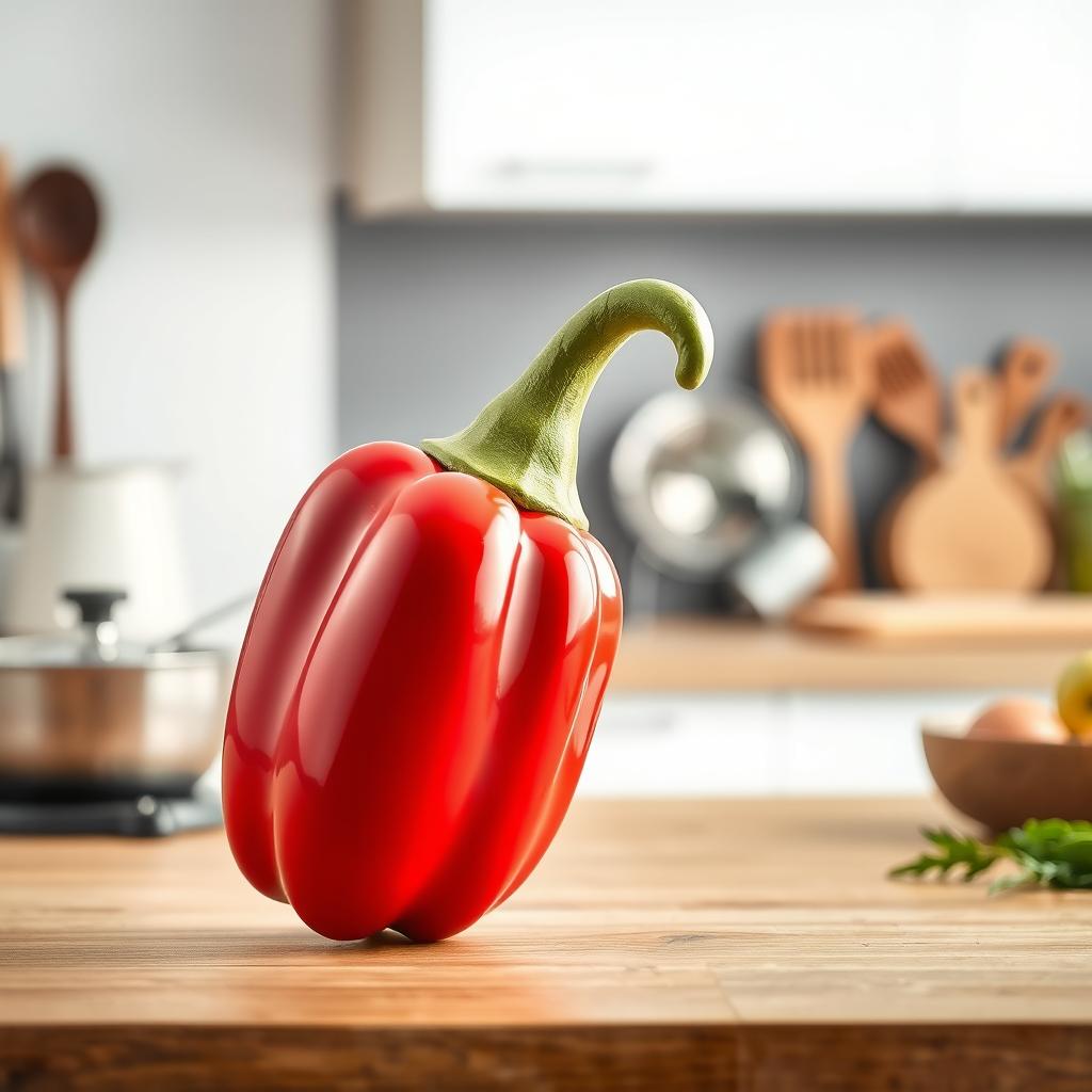 Create an image of a home tool that looks like a pepper