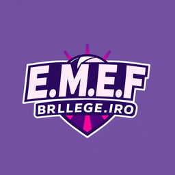 Create a logo for a volleyball group named 'E