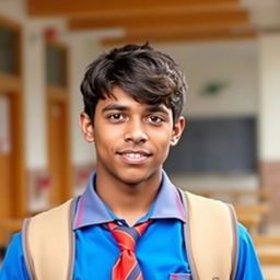 A photo featuring a male student