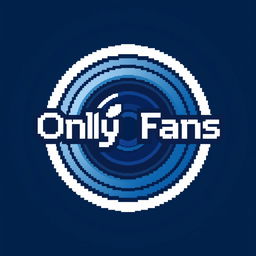 A pixel art logo design for an OnlyFans inspired brand