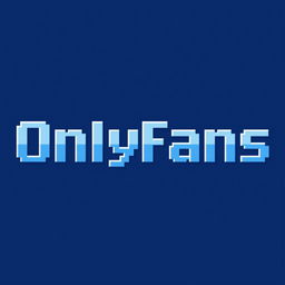 A pixel art design focusing on the letters of 'OnlyFans'